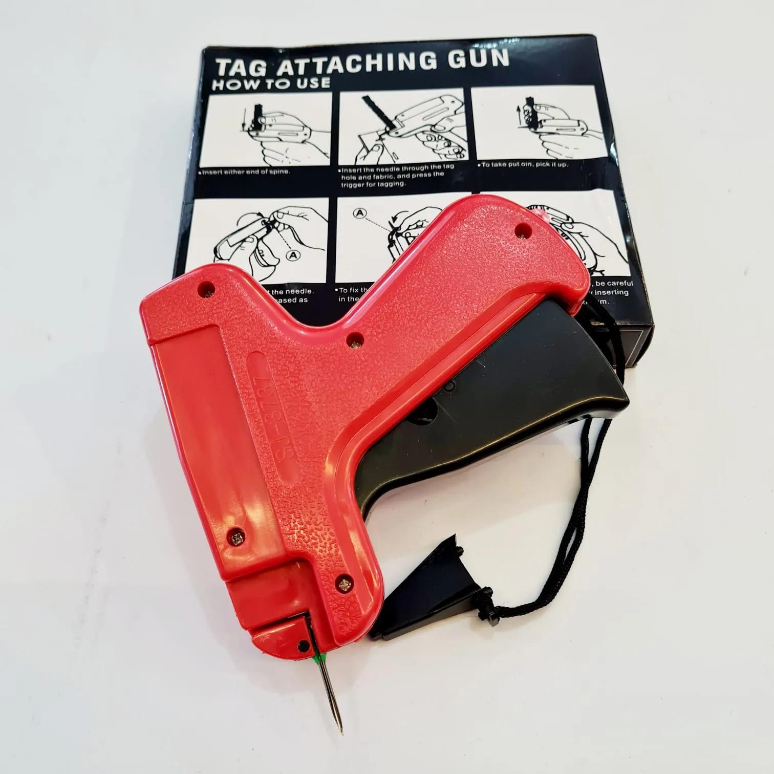 Tag Gun Merah Alat Tembak Label Harga Bandrol Harga Termurah