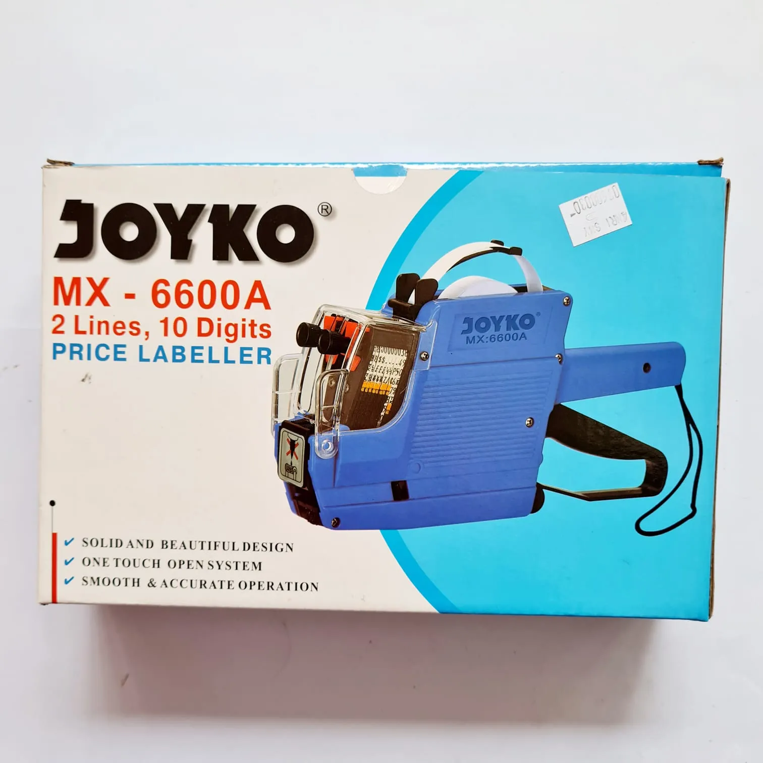 Mesin Label Harga Price Labeller Alat Tembak Joyko MX-6600A 2 Baris Huruf Angka 10 Digit Harga Termurah